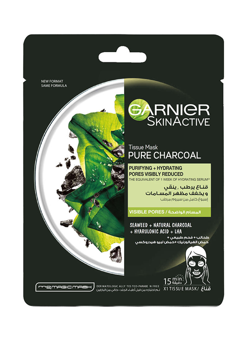 Garnier Skin Active Charcoal Mask Moisturizing and Purifying 28 gm