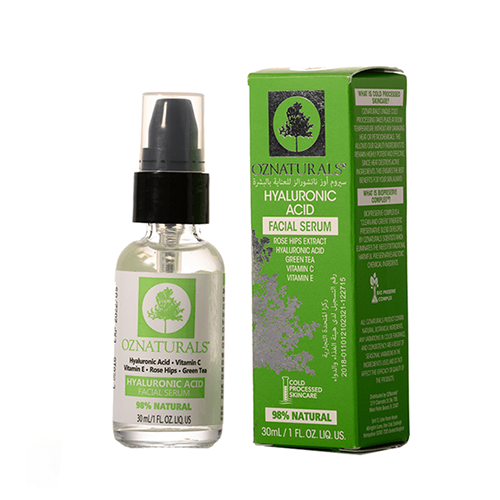 OZNaturals - Facial Serum With Hyaluronic Acid 30ml