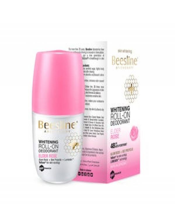 Beesline Deodorant Roll On Skin Whitening Scent Rose Perfume 50ml