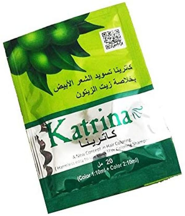 Katrina black shampoo for white hair dye-20ml