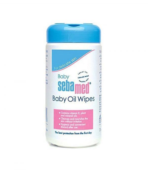 Ciba Med Baby Oil Wipes 70 Wipes
