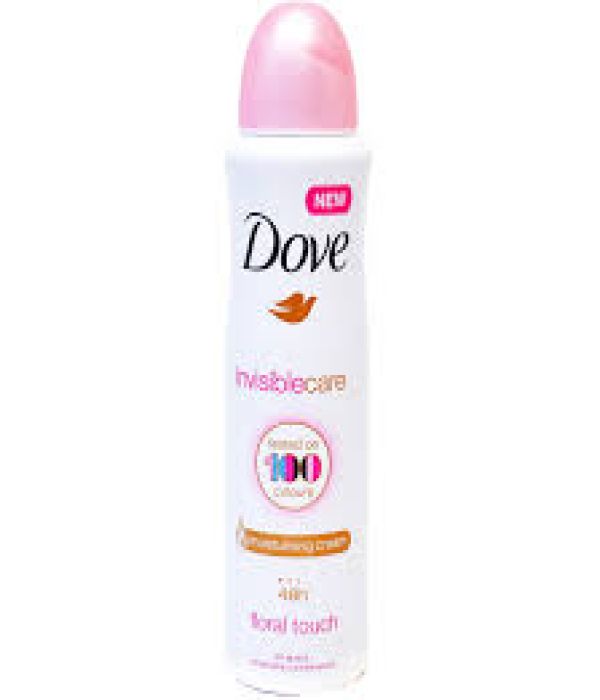 Dove deo deodorant spray 150ml invisible care