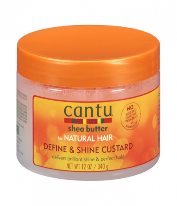Cantu Shea Better for Natural Hair Custard Defining and Shiny Hair - 340gm