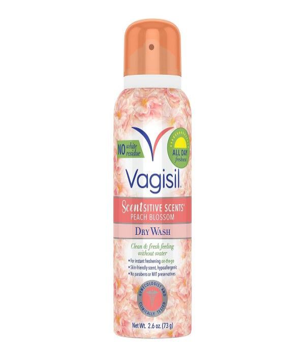 Peach Scented Dry Wash Spray - Vagisil