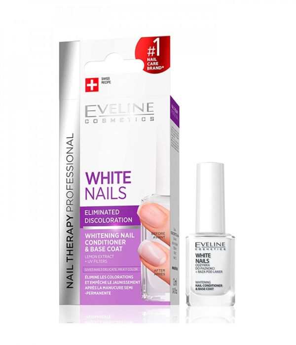 Eveline 3-in-1 nail strengthening and whitening balm 12ml