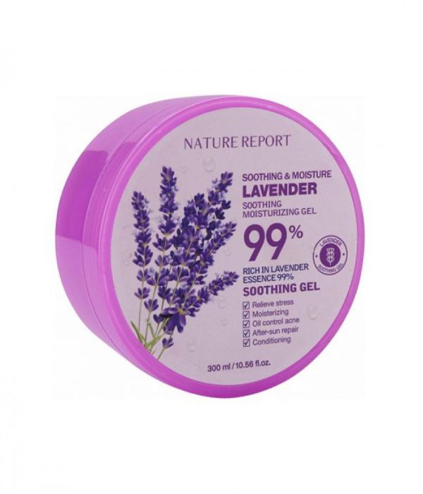 Lavender gel to moisturize and soothe the skin from Nature Report 300ml