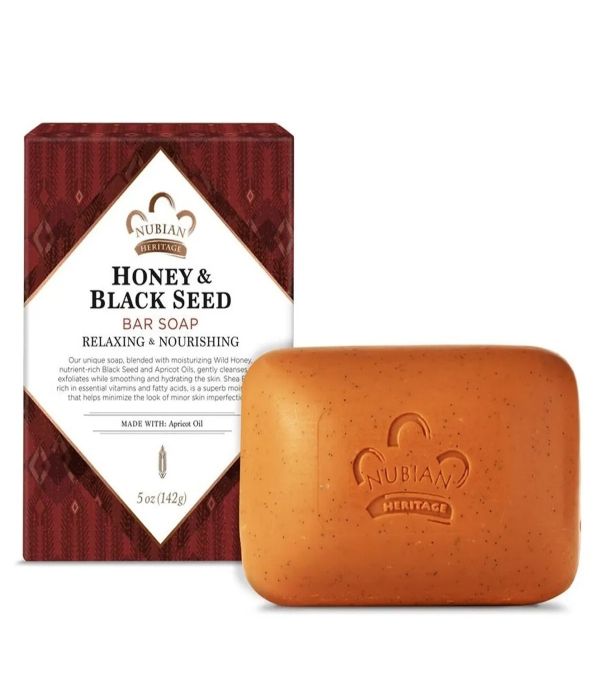 Nubian Heritage - Honey and Black Seed Soap with Apricot Oil