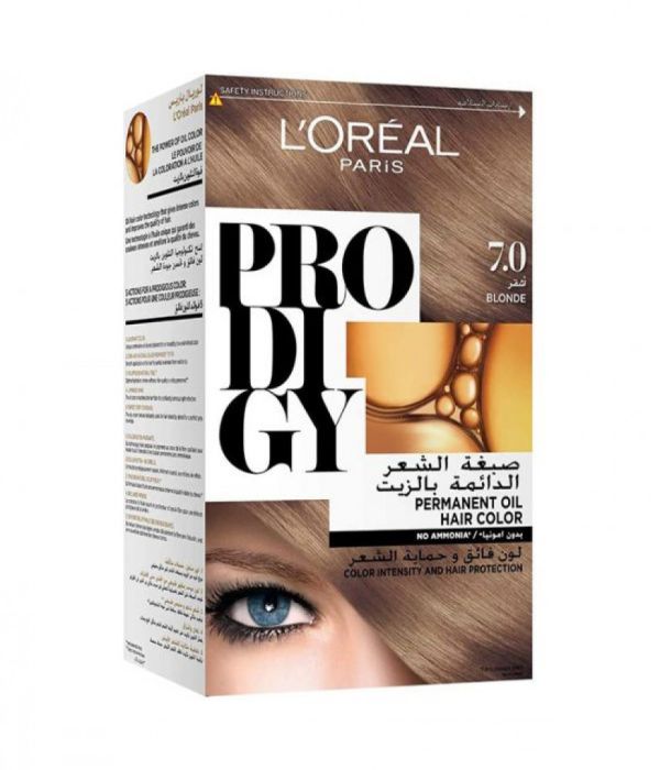 Prodigy Ammonia Free Permanent Hair Dye 7.0 Blonde 150g