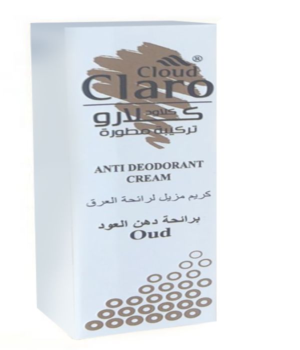 Cloud Claro Deodorant Cream Oud 25 mg
