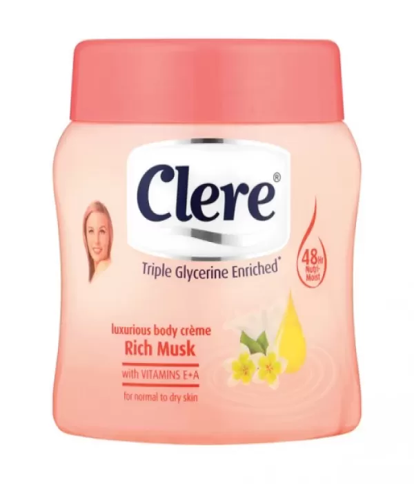 Clear - Musk Body Cream with Vitamin A and E - 500ml