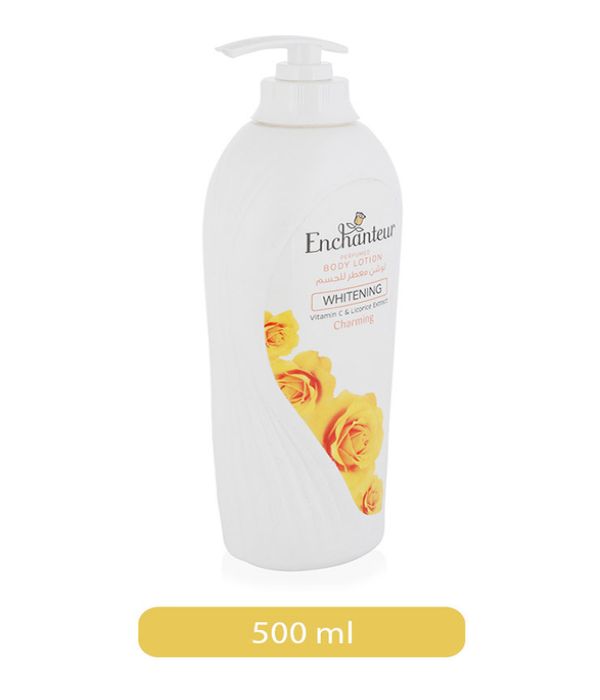 Enchanteur Charming Perfumed Bleaching Body Lotion, 500ml