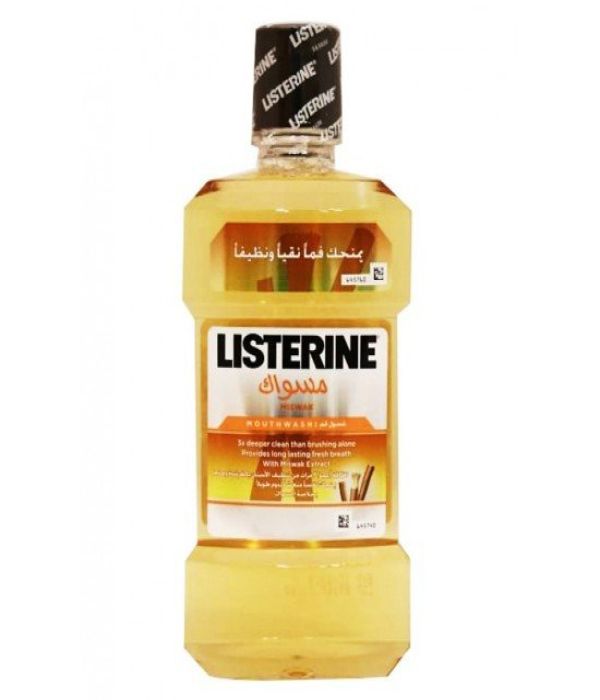 Listerine Mouthwash Miswak 500ml