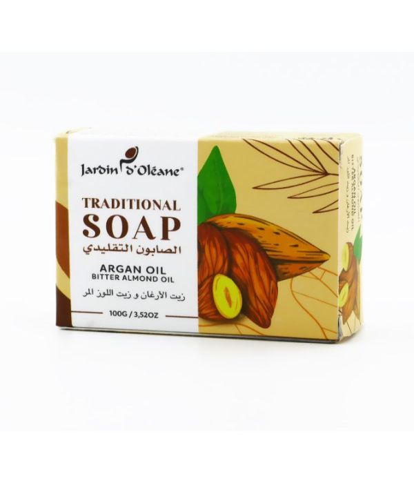 Garden Olean Traditional Soap with Argan Oil and Bitter Almond Oil