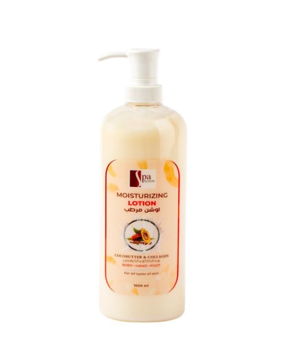 Spa System Cocoa Butter & Collagen Moisturizing Body Lotion -1000 ml