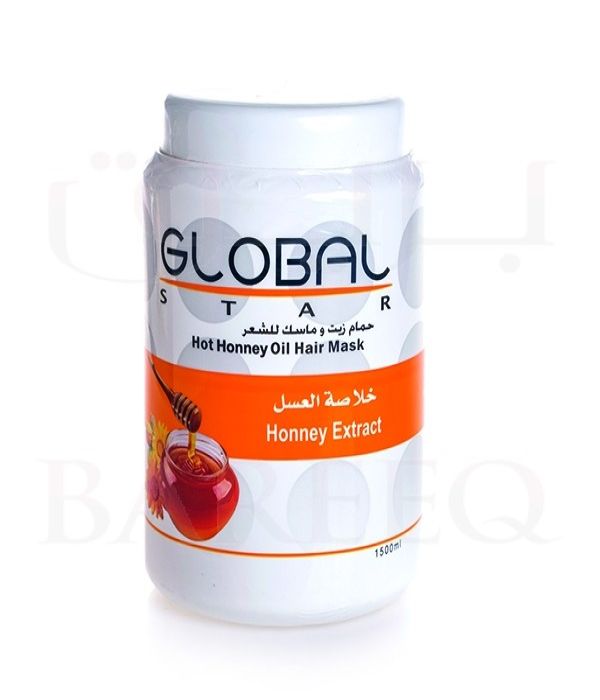 Global hair mask and oil bath with honey extract 1500 ml