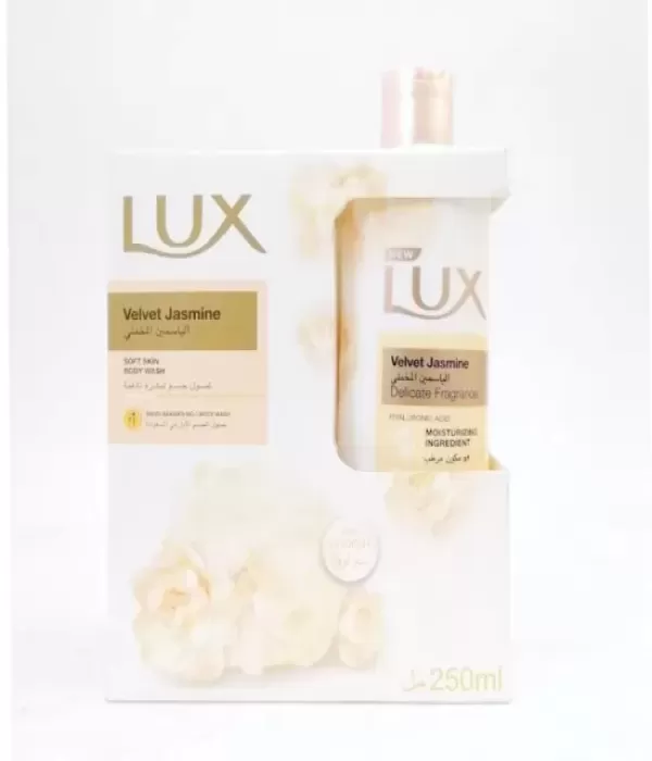 Lux Perfumed Body Wash Velvet Jasmine with Loofah - 250ml