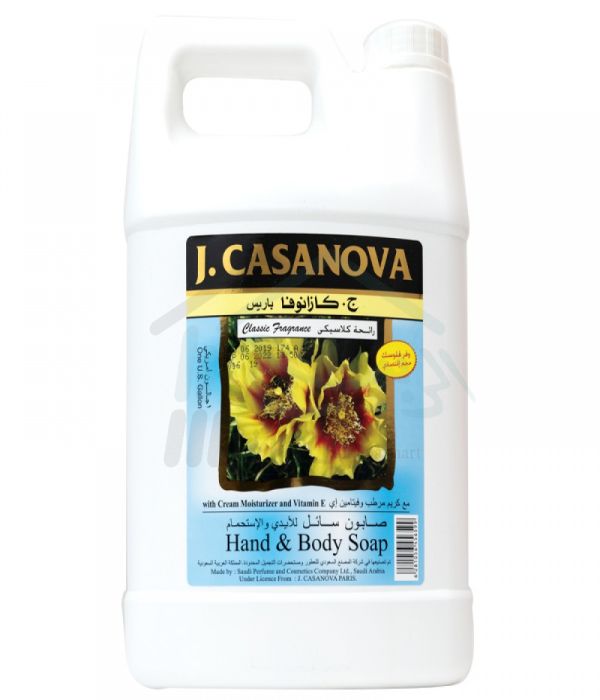 Casanova liquid hand soap classic scent 4 liters