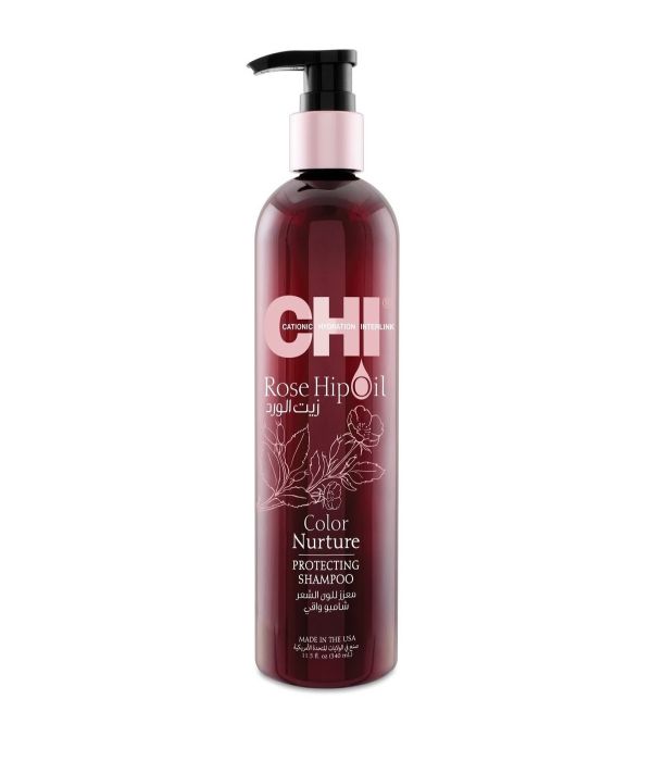 CHI Rose Oil Color Booster Protective Shampoo