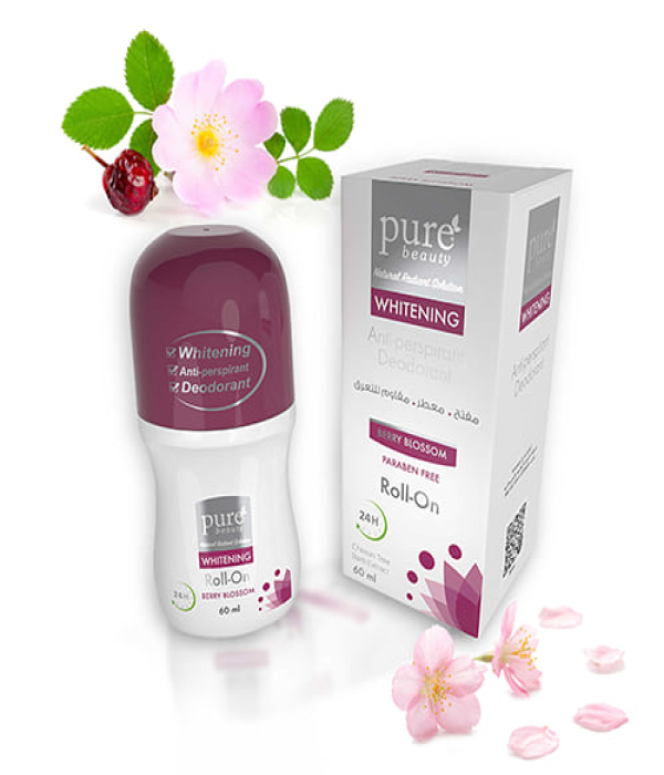 Pure beauty Whitening Roll-in Deodorant - Berry Blossom - 60 ml