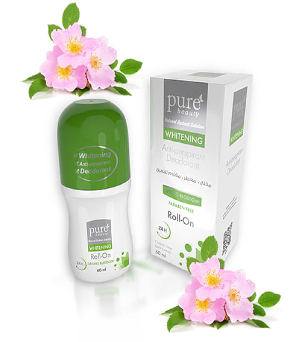 Pure beauty Whitening Roll-in Deodorant - Spring Blossom - 60 ml