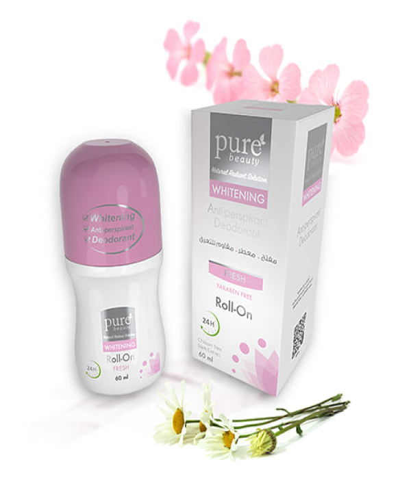 Pure beauty Whitening Roll-in Deodorant - Fresh - 60 ml
