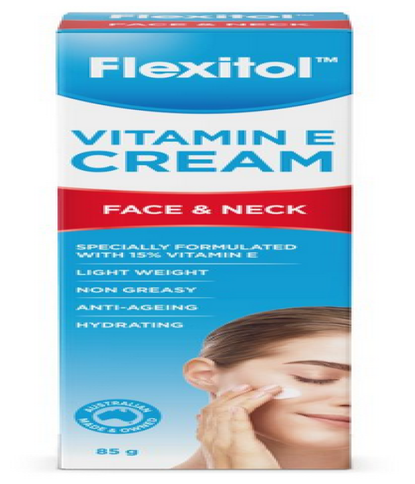 Flexitol, Vitamin E Cream For Face And Neck , 85gm