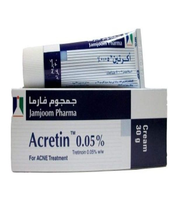 Jamjoom Pharma Acretin 0.05% for acne treatment