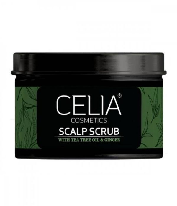 Celia Scalp Scrub with Tea Tree Oil and Ginger - 300 gm
