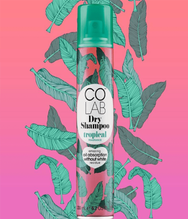 Collab Tropical Dry Shampoo for Women - 200 ml