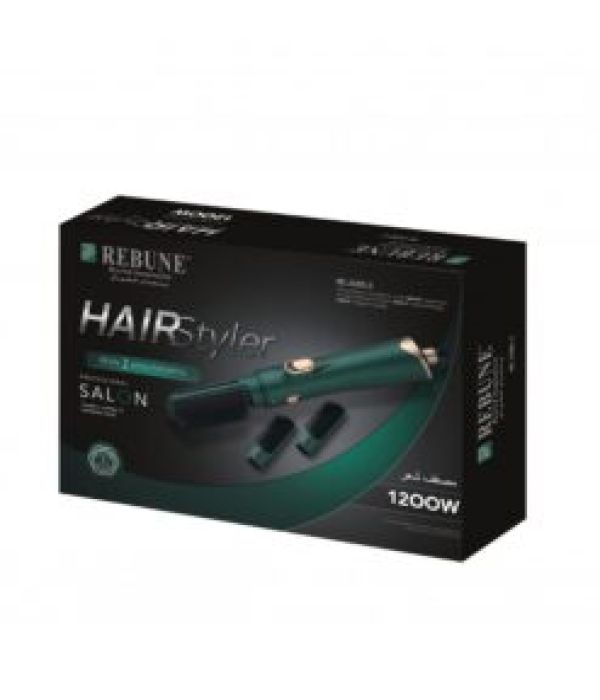 Rebune hair straightener, 2 pieces, green, 1200 watts, RE-2085-2