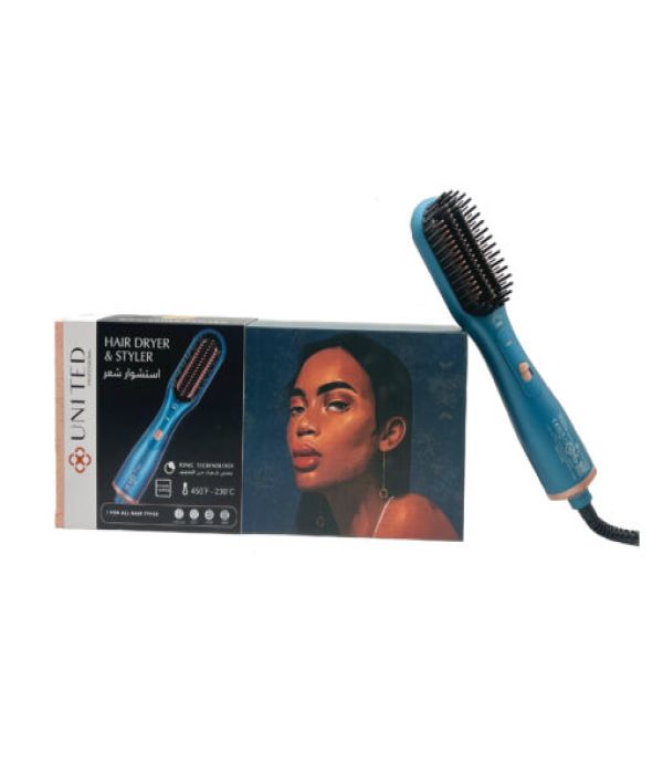 United Professional Electric Hair Styler, Blue NU-K302