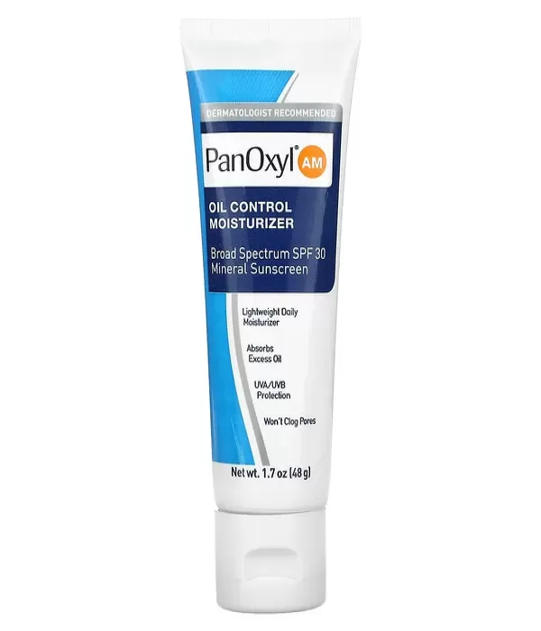 PanOxyl AM, Oil Control Moisturizer, SPF 30, 1.7 oz (48 g)