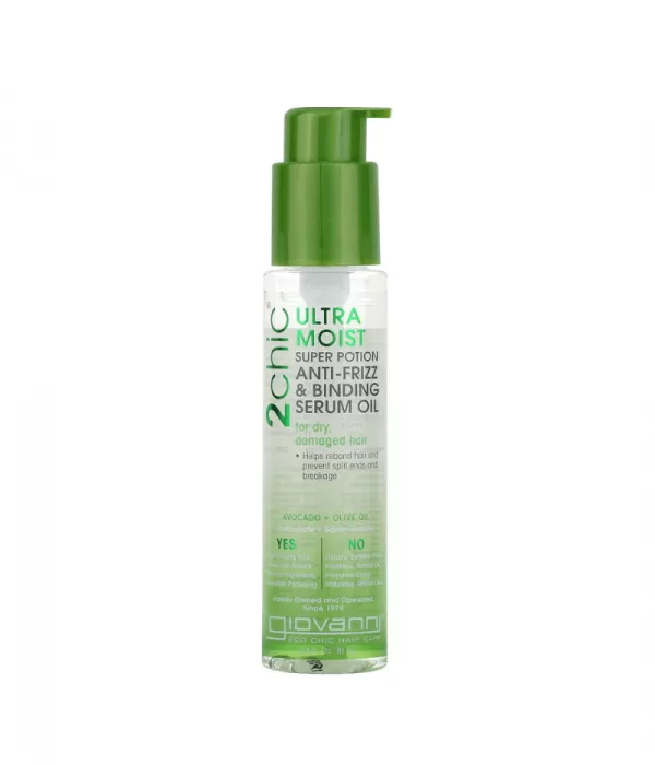 Giovanni Anti-Frizz Serum with Avocado and Olive Oil 81ml