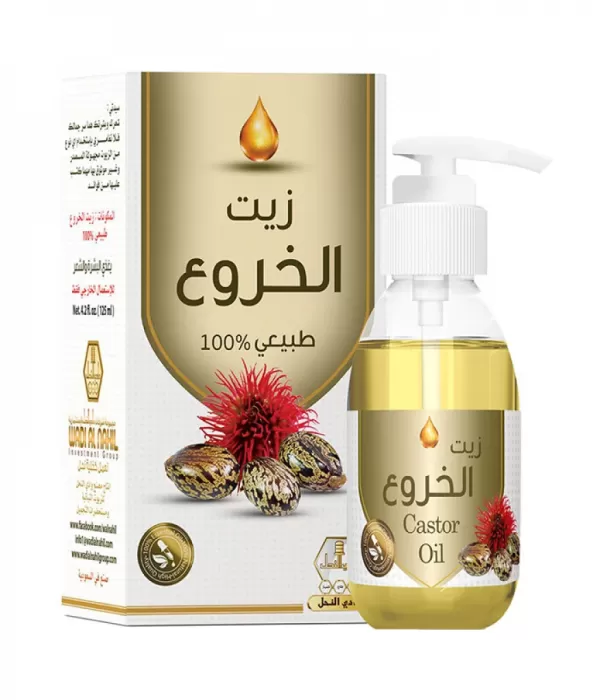 100% natural castor oil from Wadi Al Nahil, 125 ml